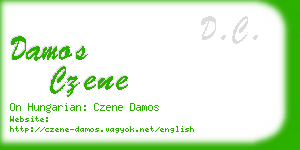 damos czene business card